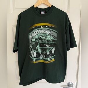 Vintage Pro Player NFL Green Bay Packers T Shirt Men’s XL Football Wisconsin 90s